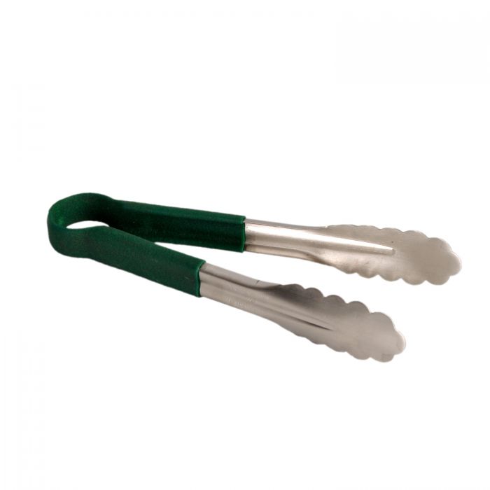 Utility Tongs Thunder Group Stainless Steel, Green