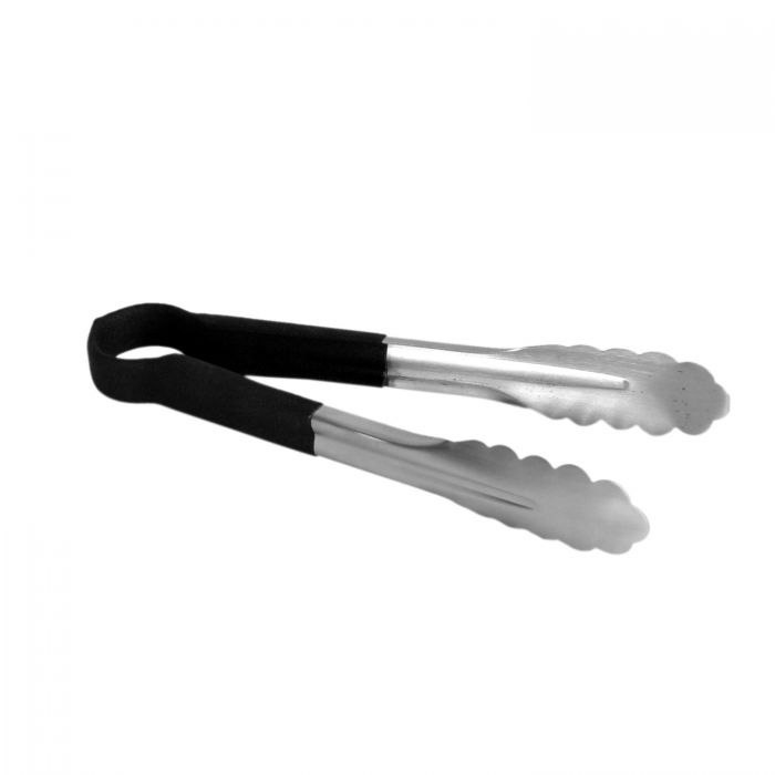 Utility Tongs Thunder Group Stainless Steel, Black