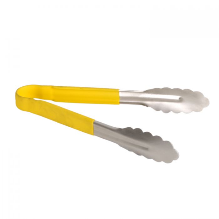Utility Tongs Thunder Group Stainless Steel, Yellow