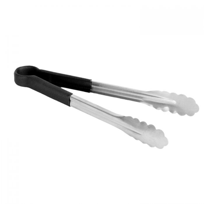 Utility Tongs Thunder Group Stainless Steel, Black