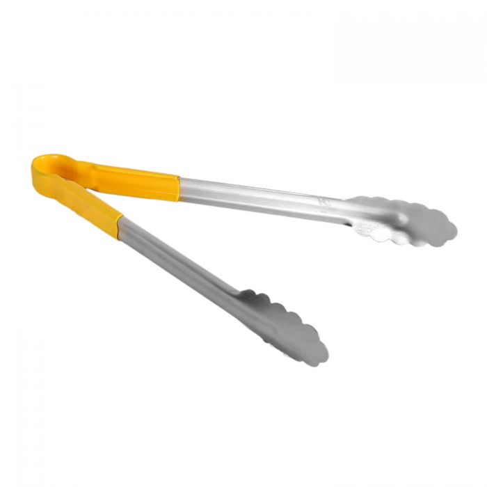 Utility Tongs Thunder Group Stainless Steel, Yellow