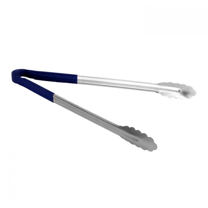 Utility Tongs Thunder Group Stainless Steel, Blue