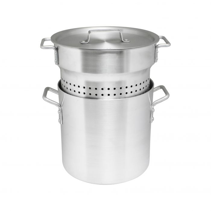 Pasta Cooker Thunder Group ALSKPC120 3 Piece 20 qt Aluminum