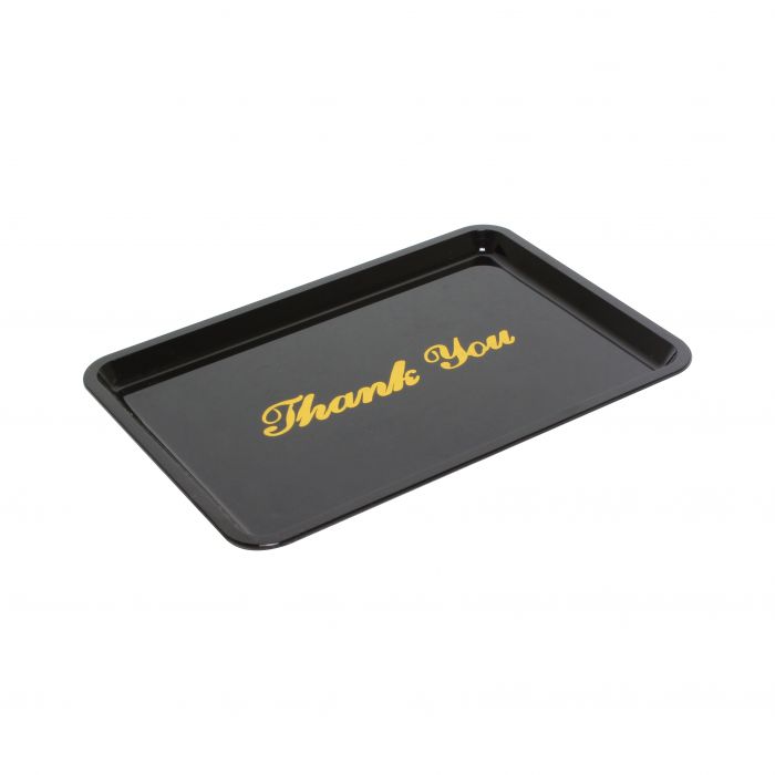 Tip Tray Thunder Group PLPT046BL 6.5" W Black Plastic
