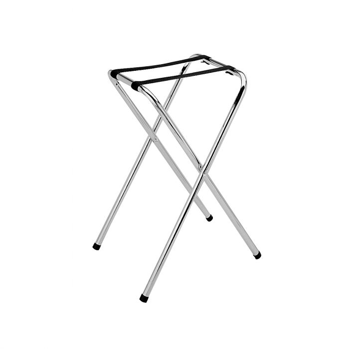 Folding Tray Stand Thunder Group SLTS001 30 1/2" - Chrome Plated