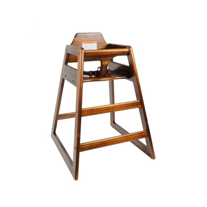 High Chair Thunder Group WDTHHC019A Wood Walnut Finish