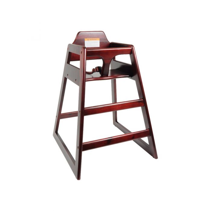 High Chair Thunder Group WDTHHC020A Wood Mahogany Finish