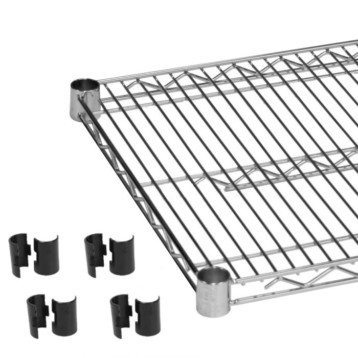 Wire Shelving Thunder Group Chrome Plated Finish