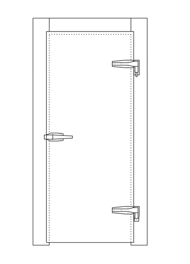 Plug Door for Walk-in cooler Amerikooler