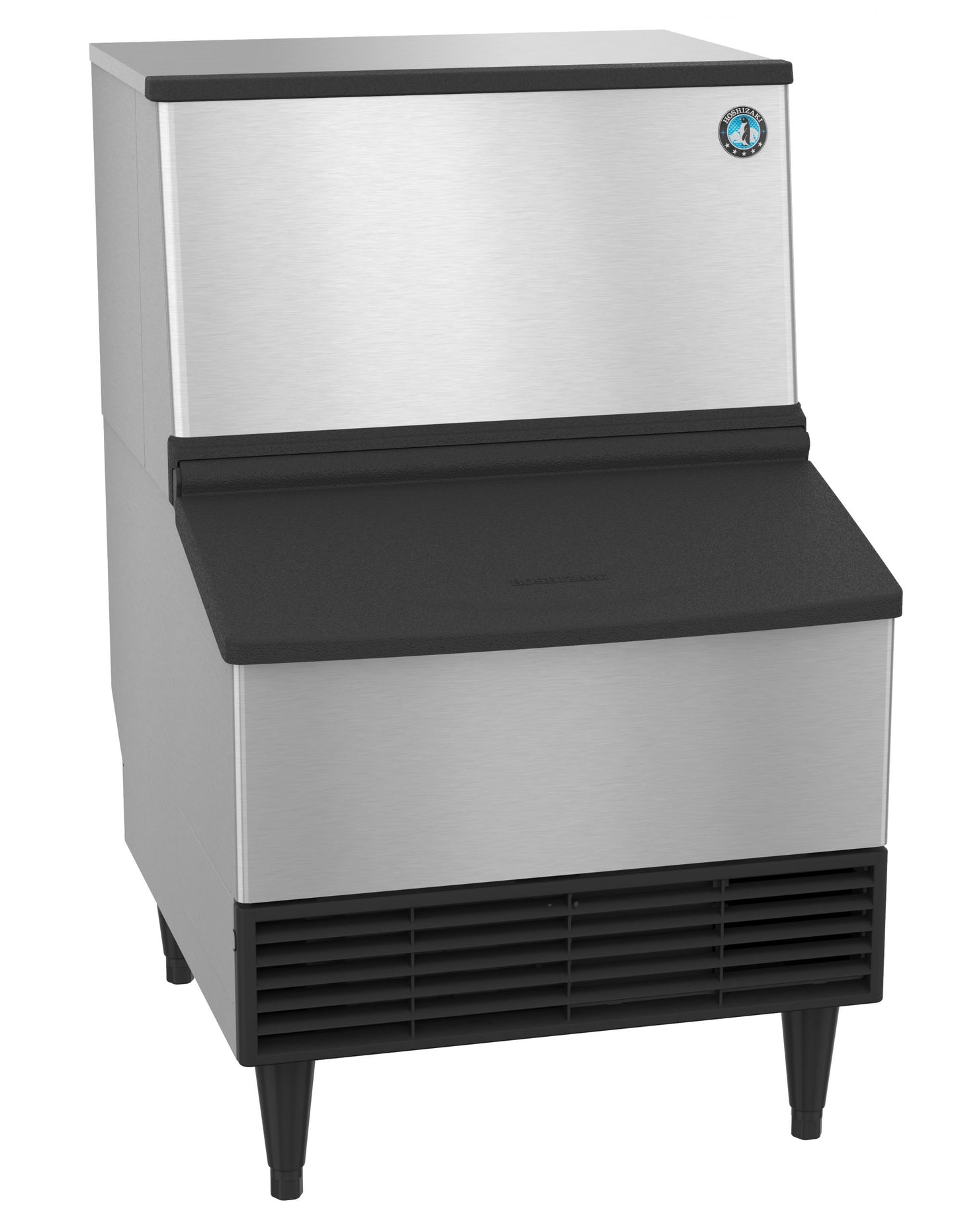 Undercounter Ice Maker with Bin Hoshizaki KM-231BAJ 230 lb. Crescent Cube - 80 lb. Storage, Air Cooled, 115v