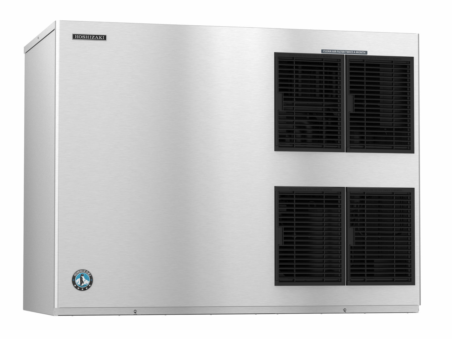 Ice Machine Head Hoshizaki KM-1900SAJ 48" Crescent Cube - 1875 lb/24 hr, Air Cooled, 208/230v/1ph