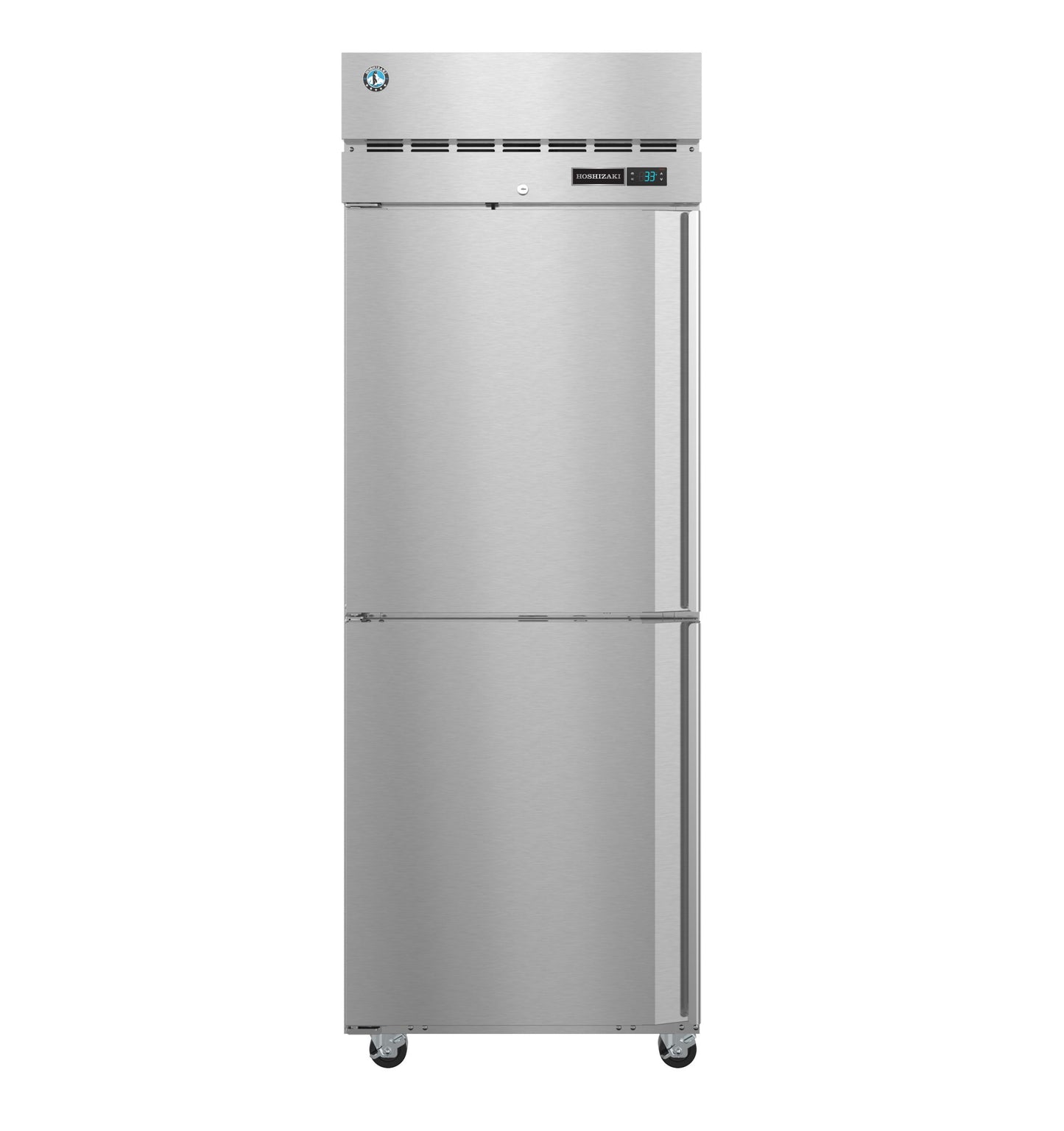 One Section Reach In Freezer Hoshizaki F1A-HSL Steelheart 27 1/2" (2) Solid Doors, 115v