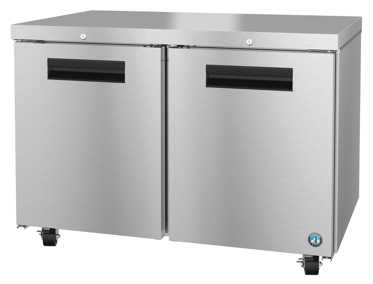 Undercounter Freezer Hoshizaki UF48B-01 SteelHeart 48" W w/ (2) Section & (2) Door with Lock, 115v
