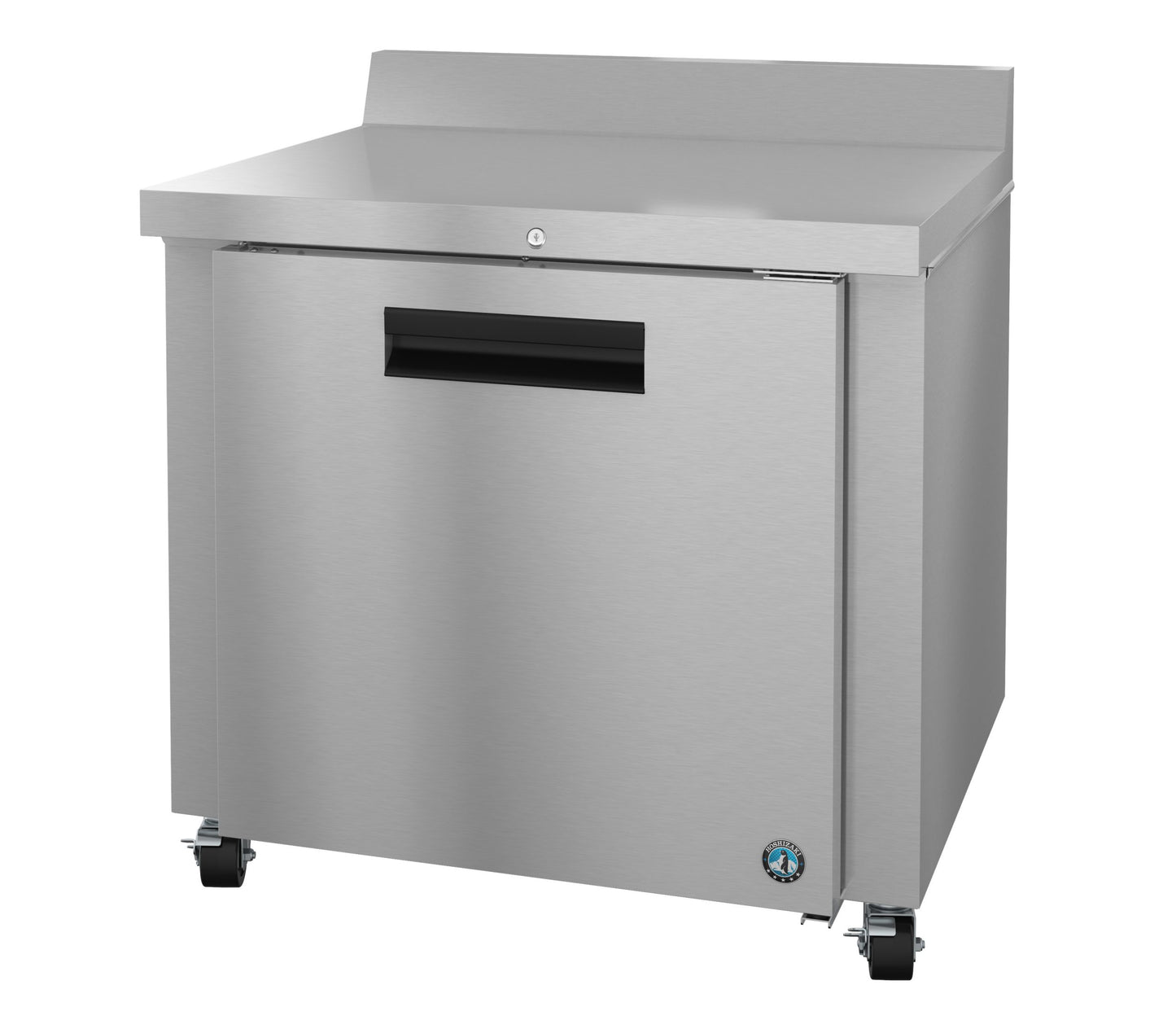 Worktop Refrigerator Hoshizaki SteelHeart WR36B-01 36" W w/ (1) Section & (1) Door with Lock, 115v