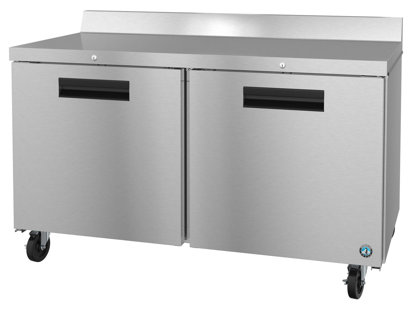Worktop Freezer Hoshizaki SteelHeart WF60B-01 60" W w/ (2) Section & (2) Door with Lock, 115v