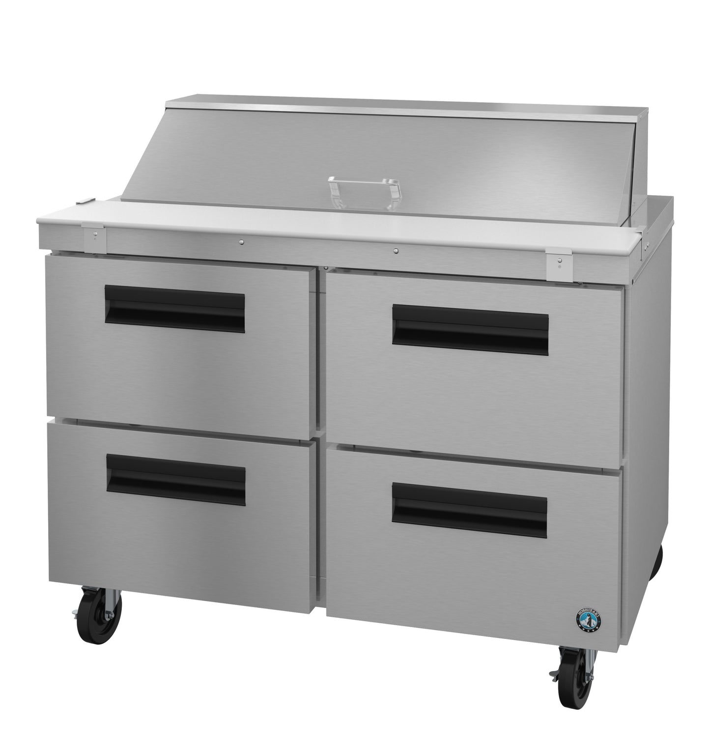 Sandwich/Salad Prep Table Hoshizaki Steelheart SR48B-12D4 48" W w/ Refrigerated Base, 115v