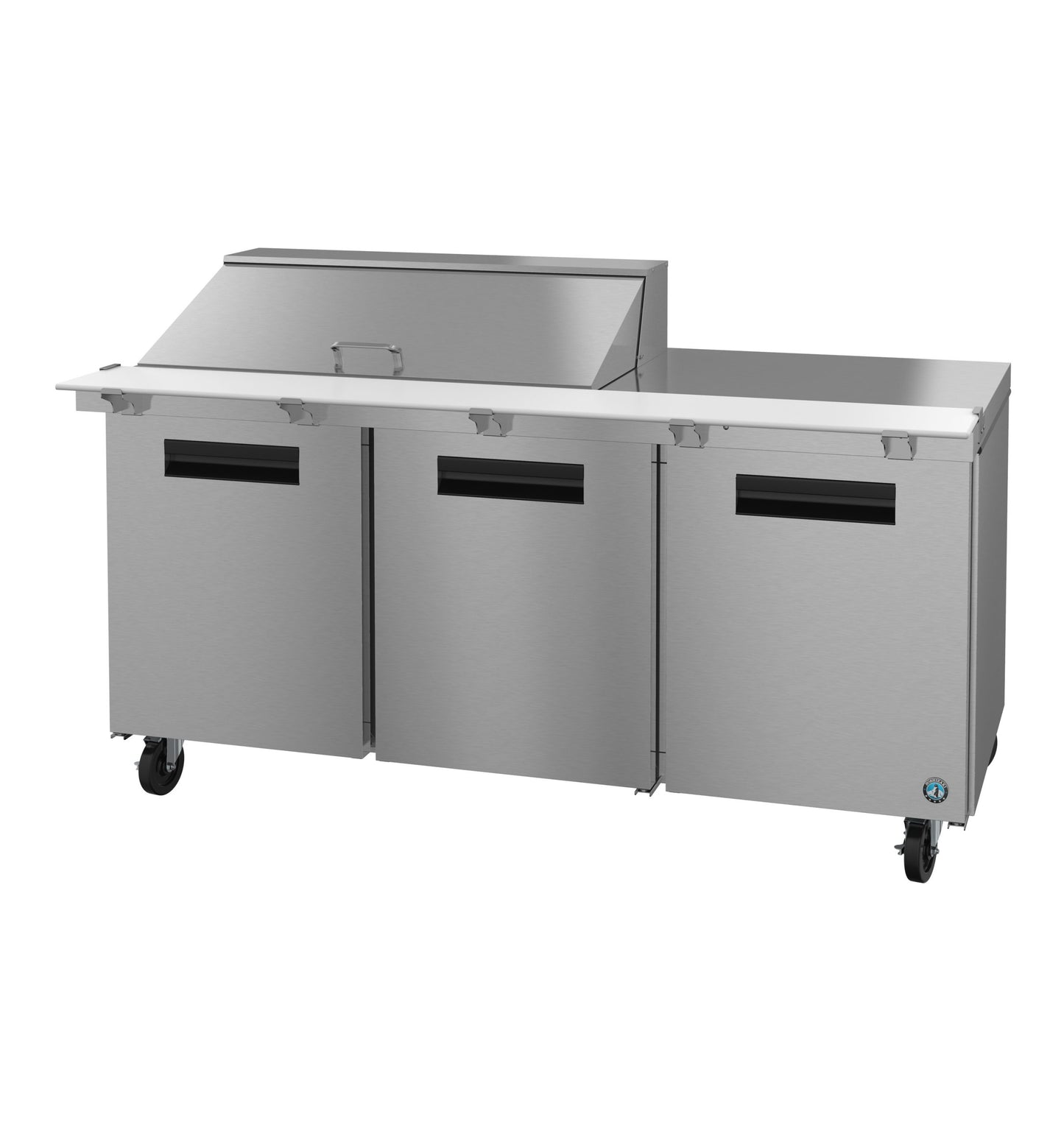 Mega Top Sandwich/Salad Prep Table Hoshizaki Steelheart SR72B-18M 72" W w/ Refrigerated Base, 115v