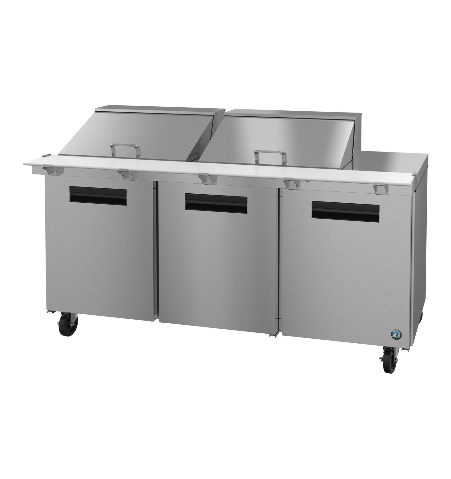 Mega Top Sandwich/Salad Prep Table Hoshizaki Steelheart SR72B-24M 72" W w/ Refrigerated Base, 115v