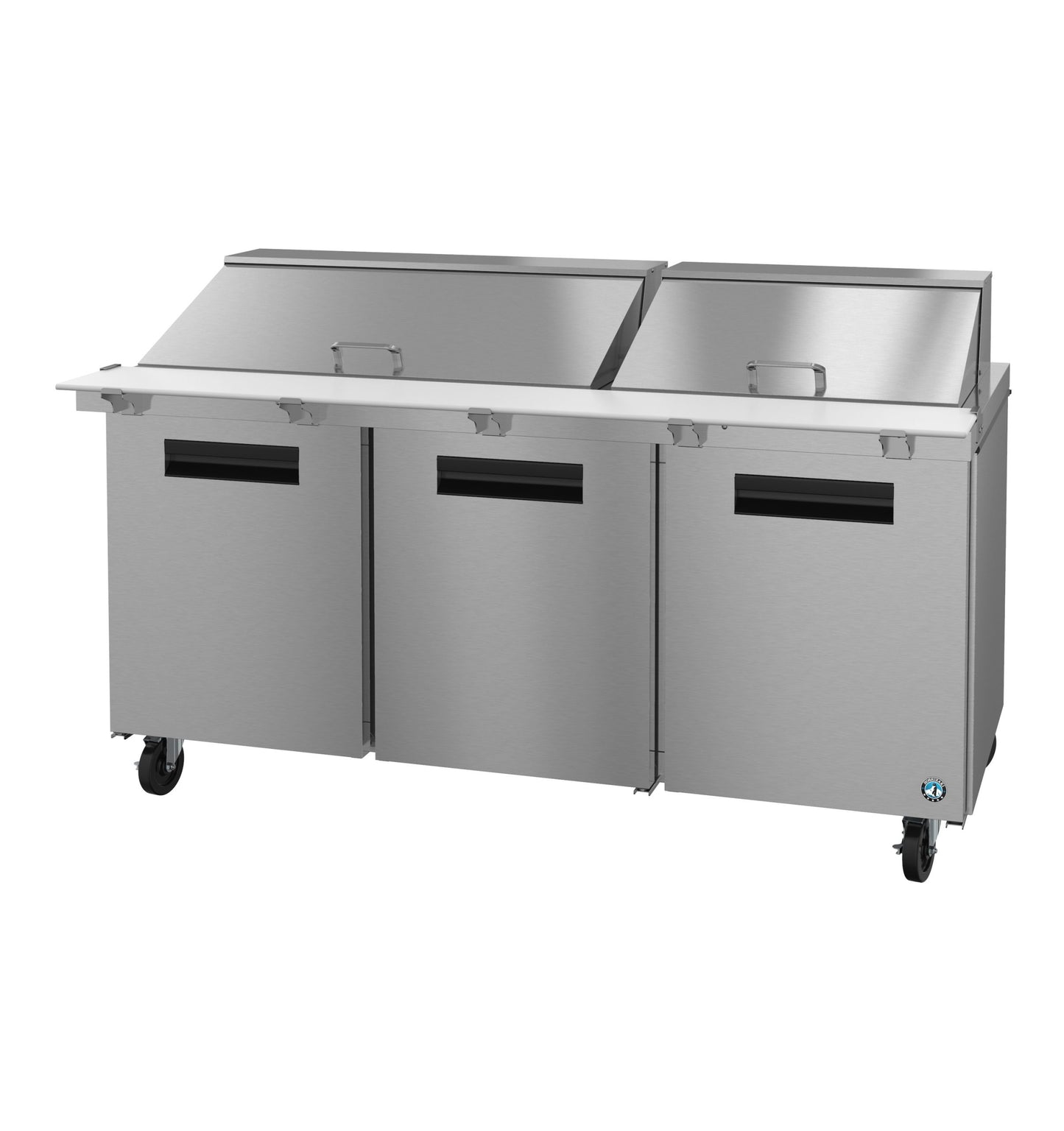 Mega Top Sandwich/Salad Prep Table Hoshizaki Steelheart SR72B-30M 72" W w/ Refrigerated Base, 115v