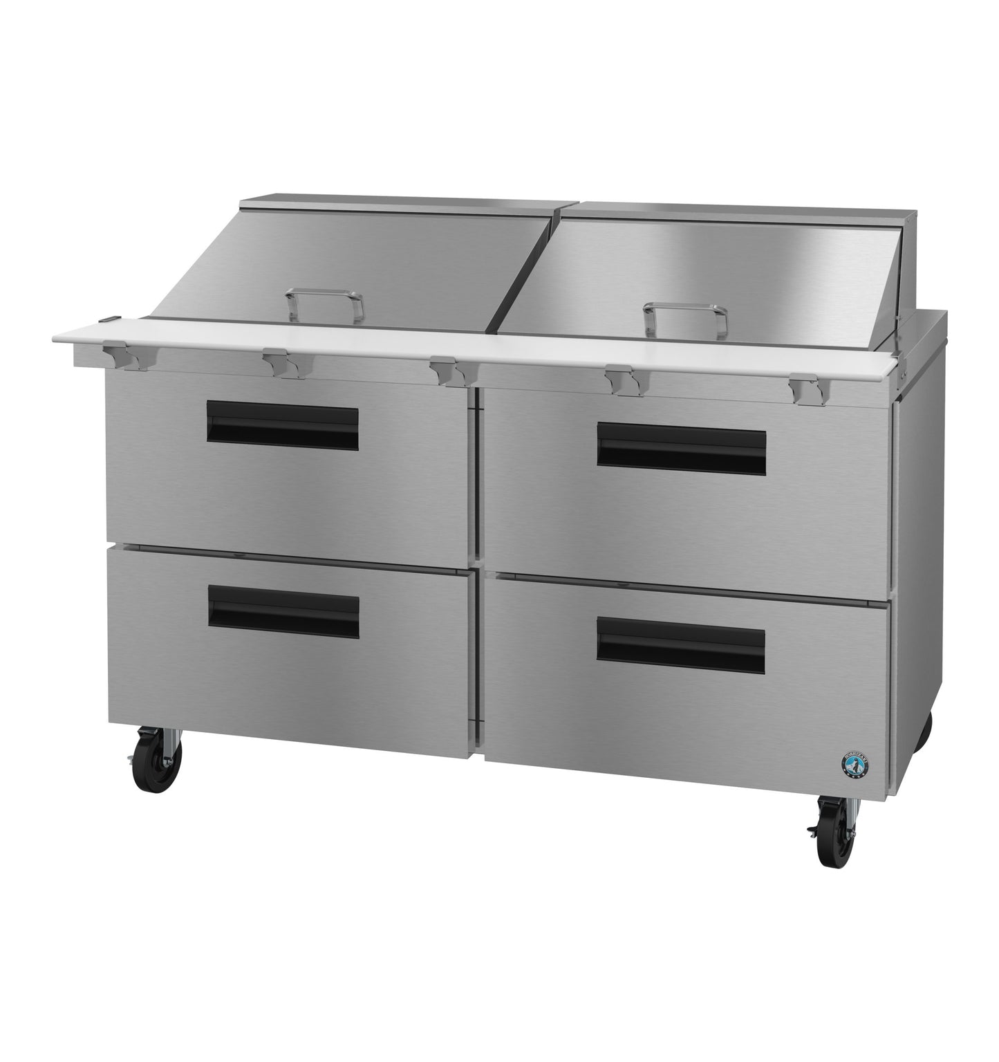Mega Top Sandwich/Salad Prep Table Hoshizaki Steelheart SR60B-24MD4 60" W w/ Refrigerated Base, 115v