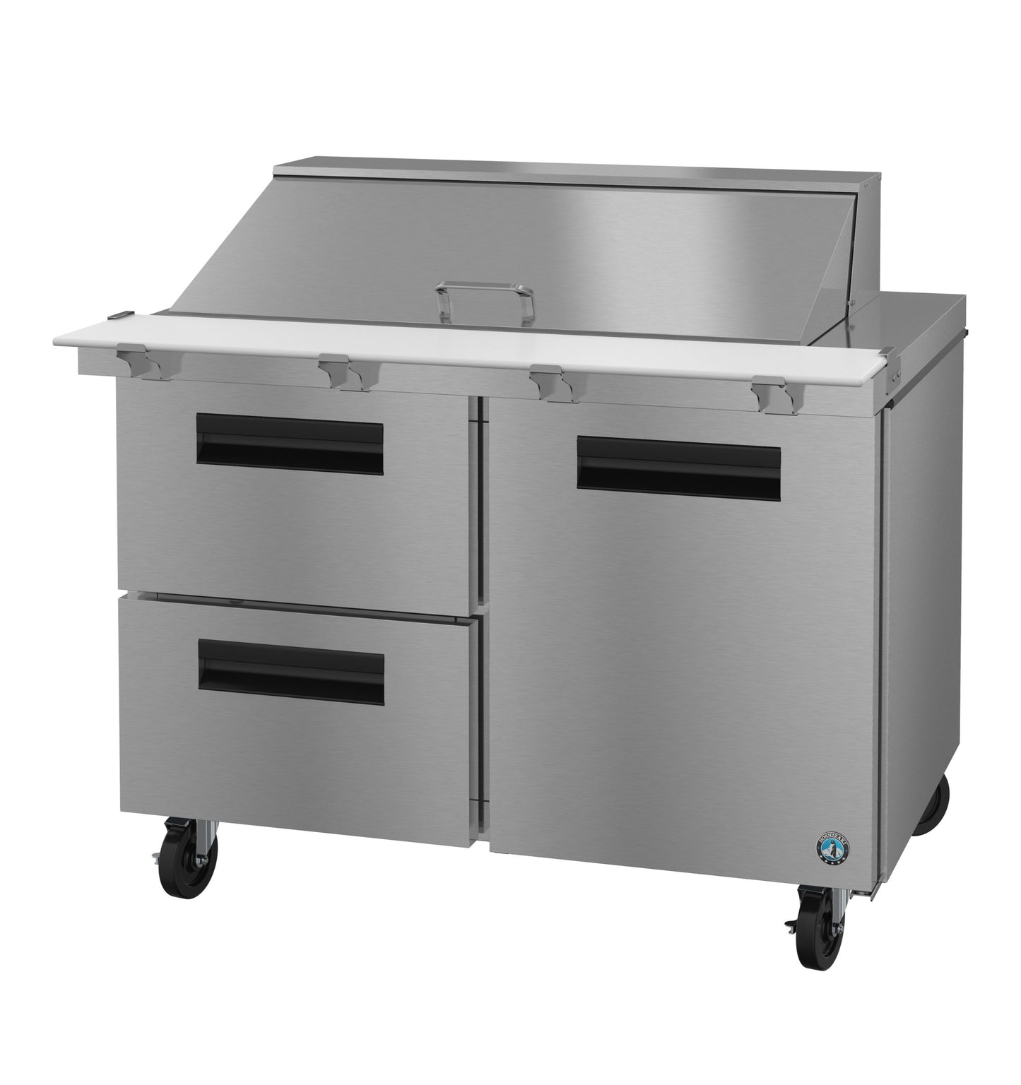 Mega Top Sandwich/Salad Prep Table Hoshizaki Steelheart SR48B-18MD2 48" W w/ Refrigerated Base, 115v