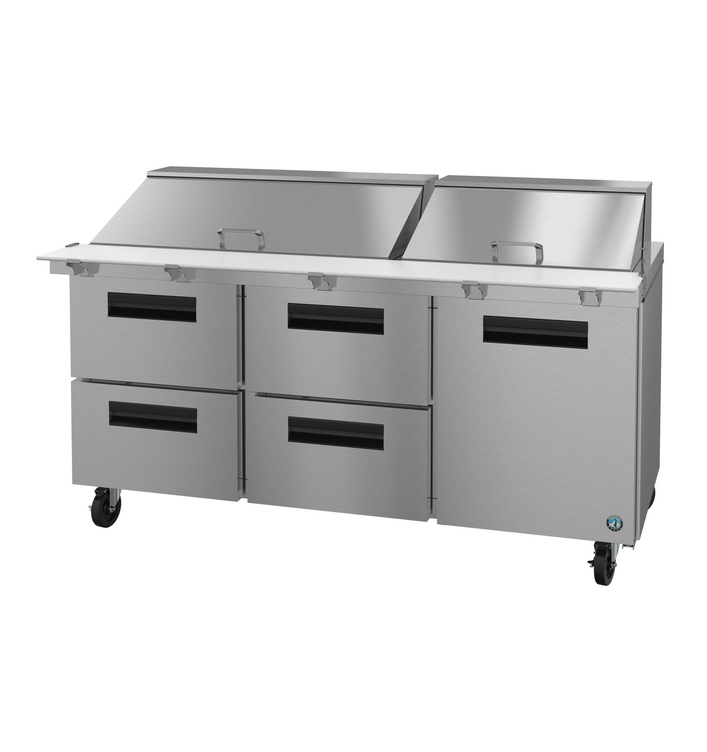 Mega Top Sandwich/Salad Prep Table Hoshizaki Steelheart SR72B-30MD4 72" W w/ Refrigerated Base, 115v
