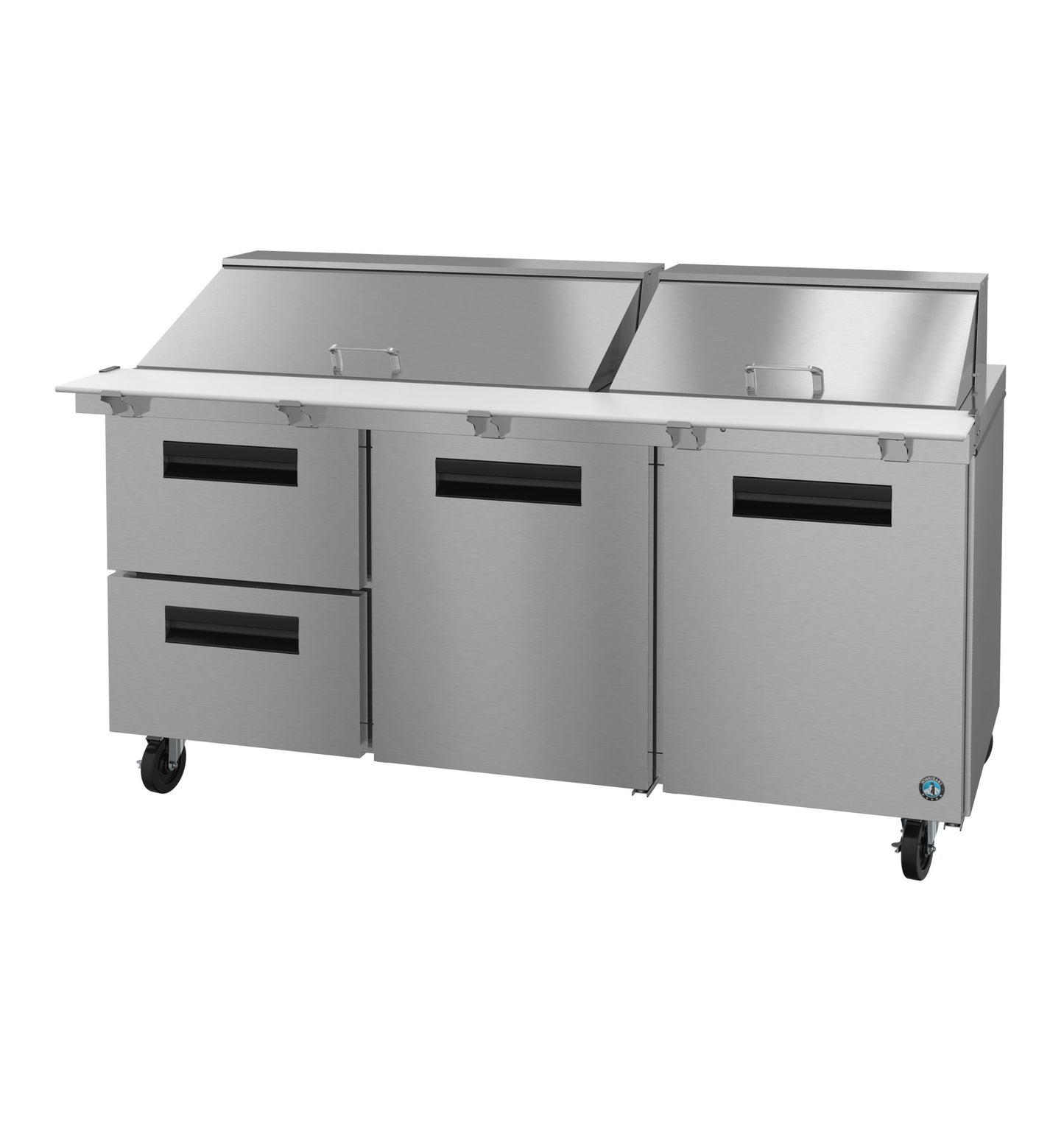Mega Top Sandwich/Salad Prep Table Hoshizaki Steelheart SR72B-30MD2 72" W w/ Refrigerated Base, 115v