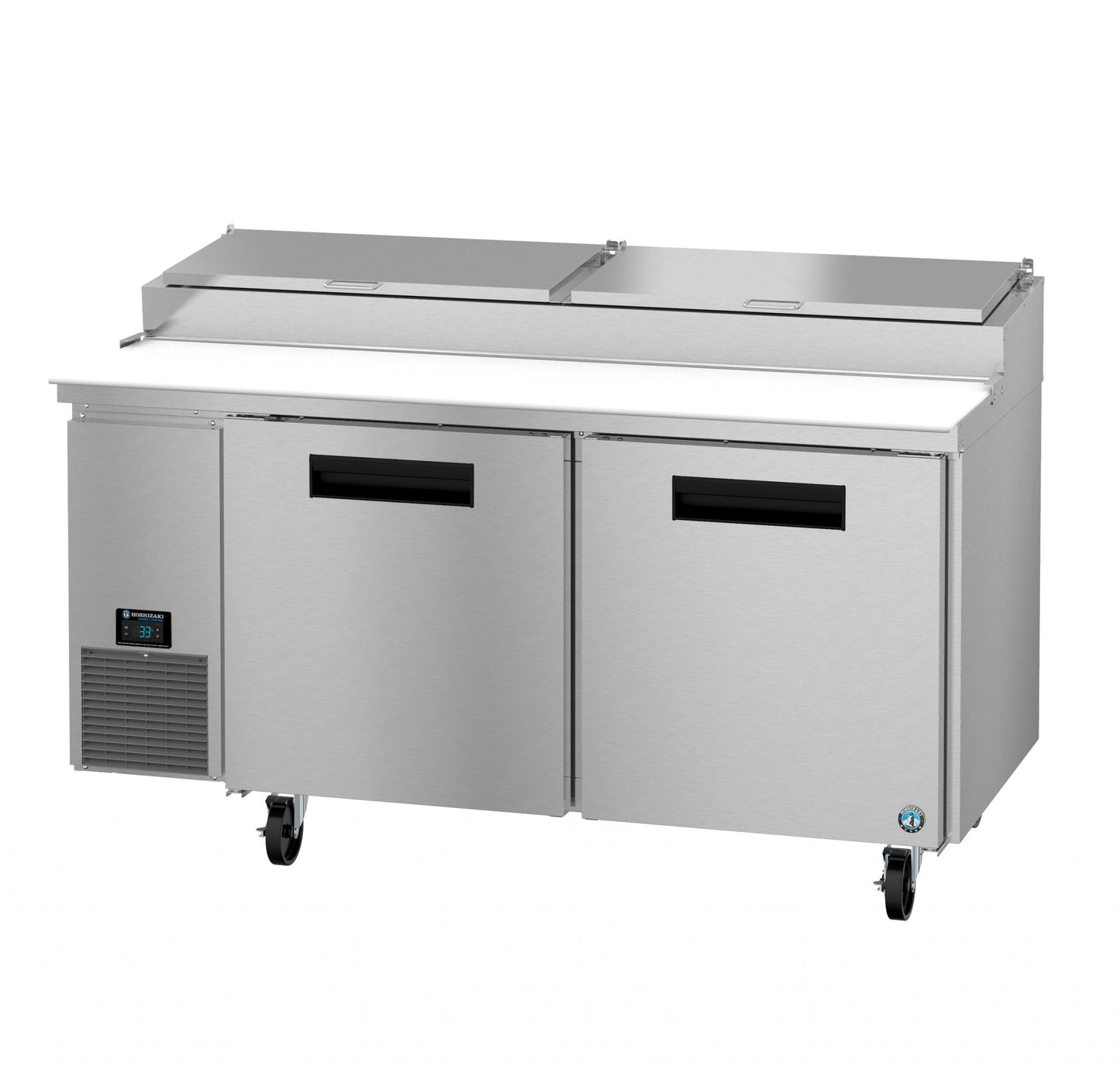 Pizza Prep Table Hoshizaki Steelheart PR67B 67" W w/ Refrigerated Base, 115v