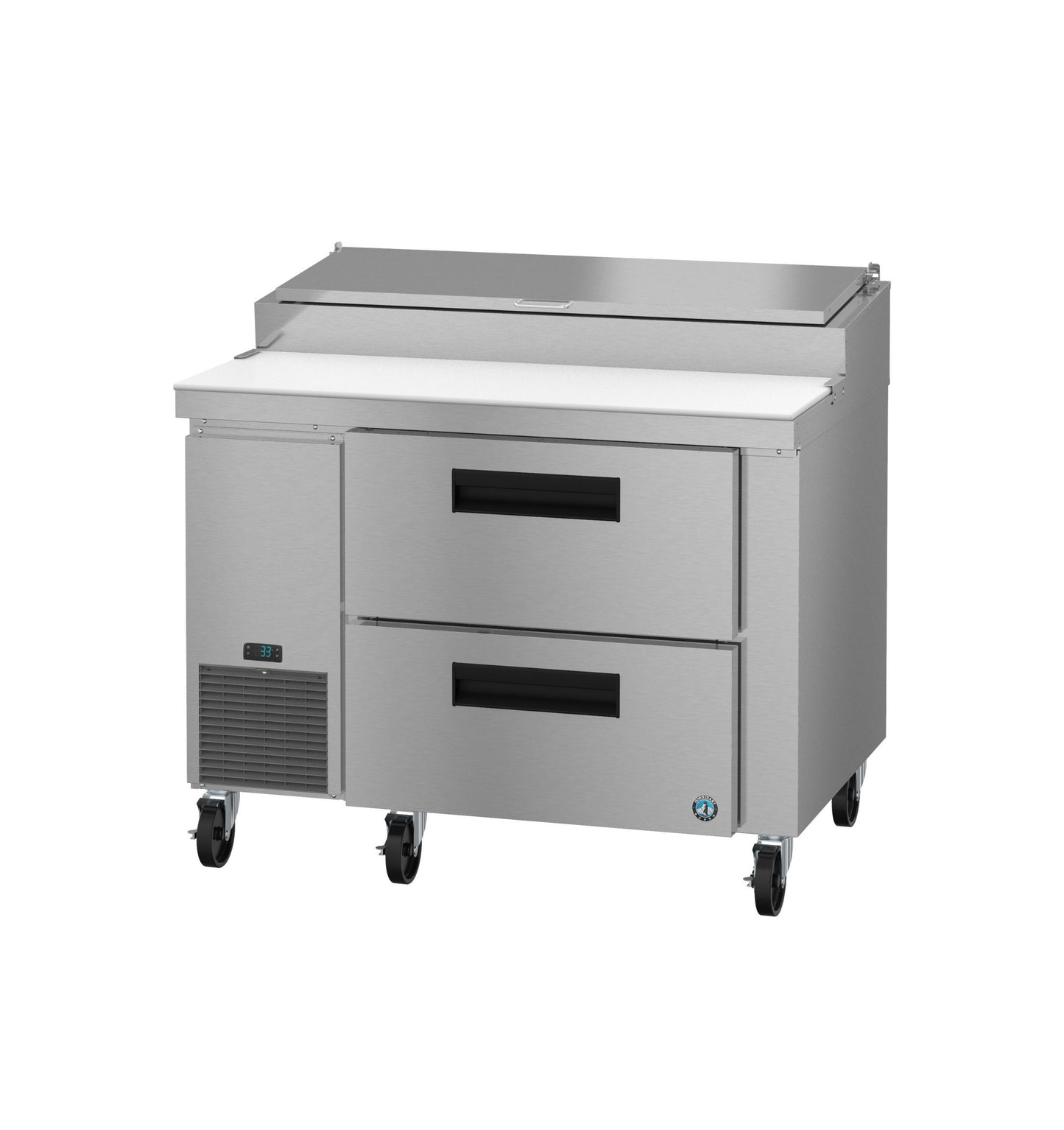 Pizza Prep Table Hoshizaki Steelheart PR46B-D2 46" W w/ Refrigerated Base, 115v
