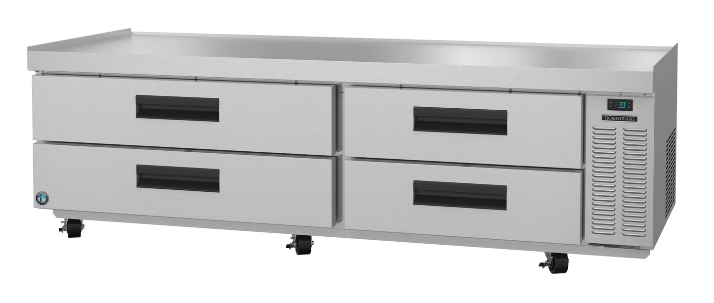 Chef Base Hoshizaki Steelheart CR85A 85" W w/ (4) Drawers, 115v
