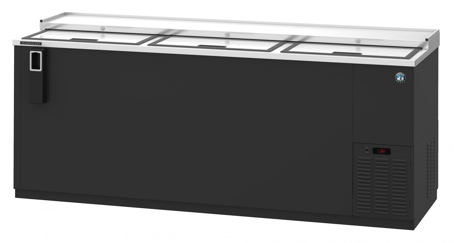 Bottle Cooler Hoshizaki CC80 80" W - Holds (1150) 12 oz Bottles, Lid Locks, 115v