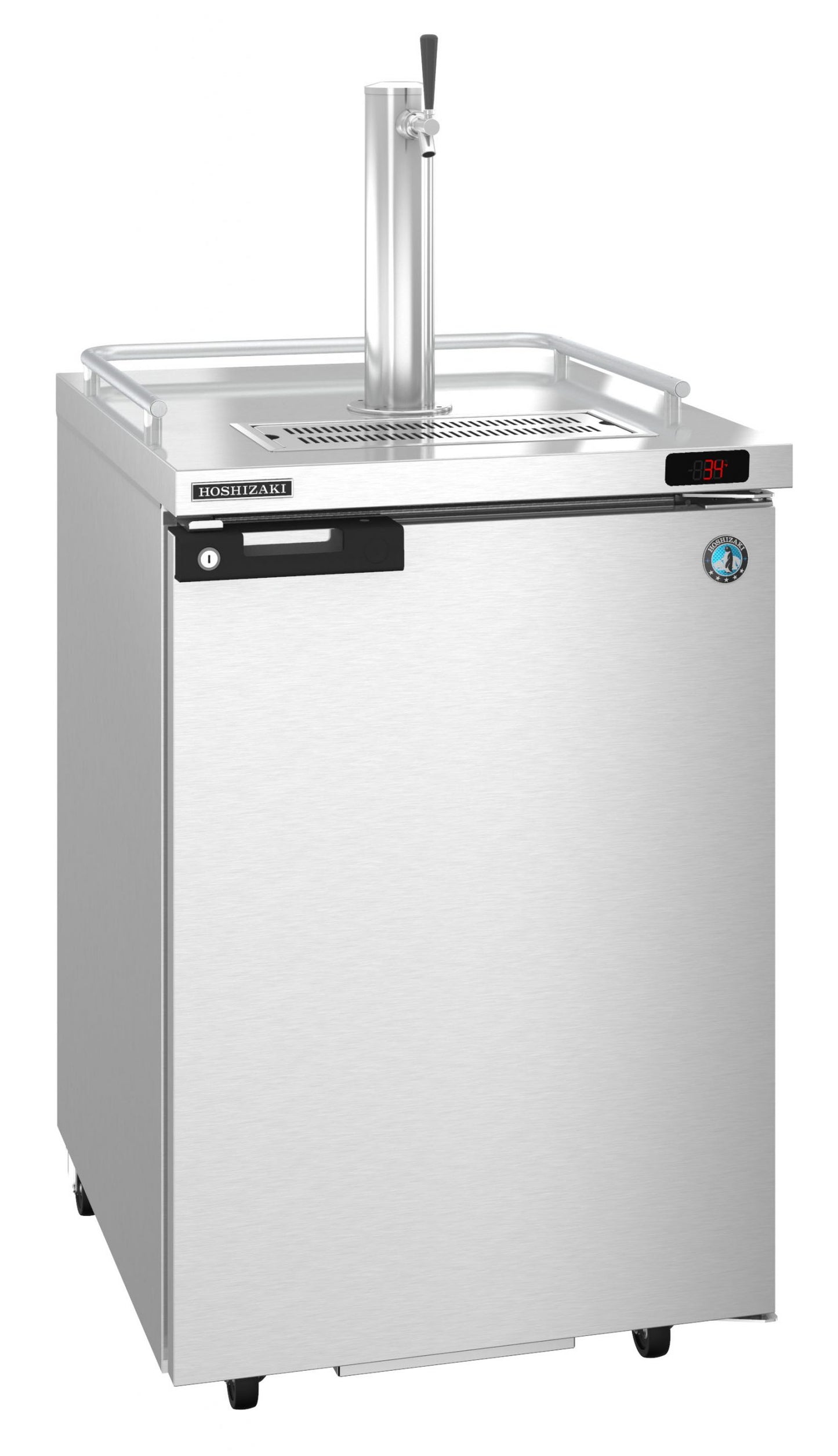 Kegerator Beer Dispenser Hoshizaki DD24-S 24 7/8" W w/ (1) Keg Capacity - (1) Column, Stainless, 115v