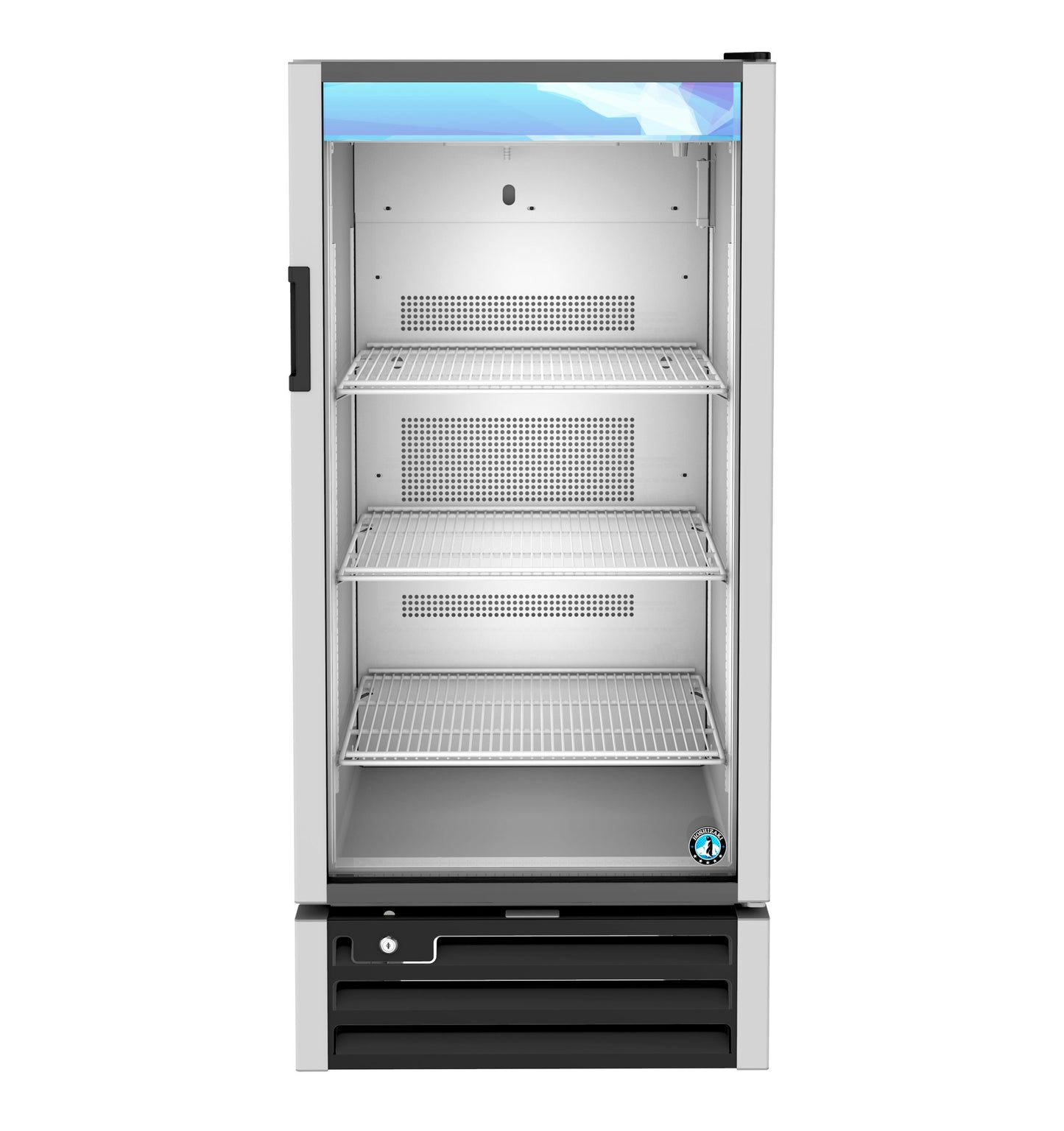 Glass Door Merchandiser One Section Hoshizaki RM-10-HC 25" W RM Series - (1) Right Hinge Door, Silver, 115v