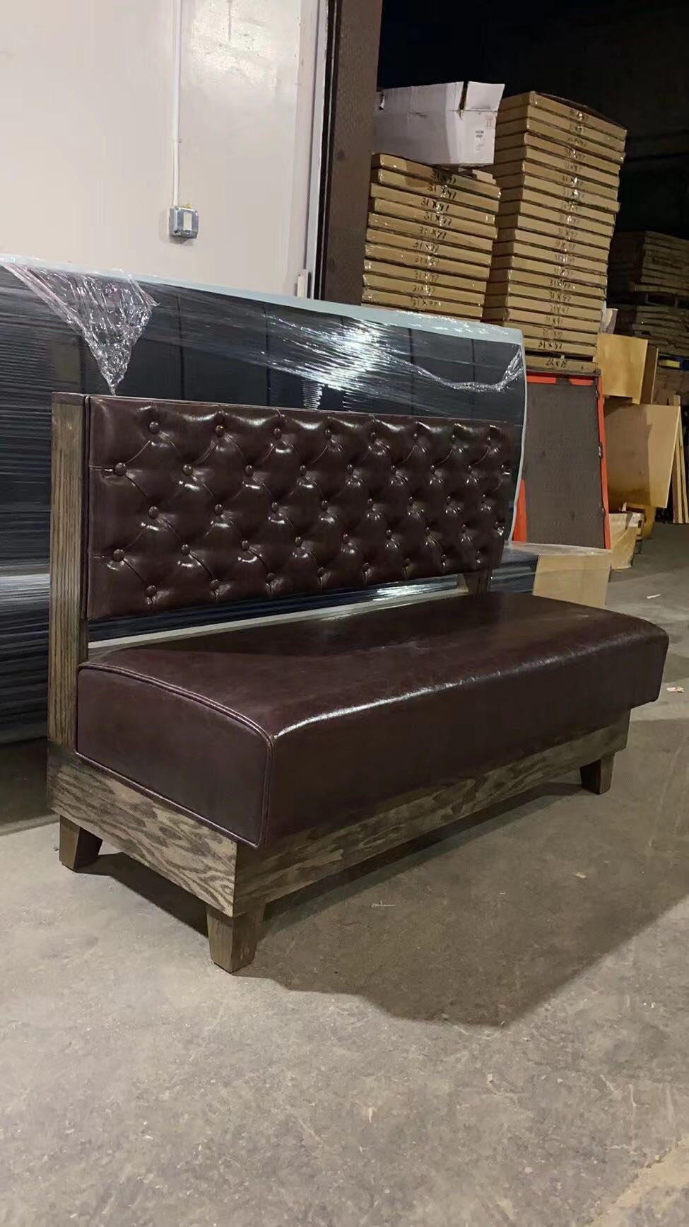 Metro Restaurant Booth MET-015 48"L -Single