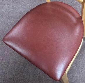 Padded Seat Burgundy for chairs