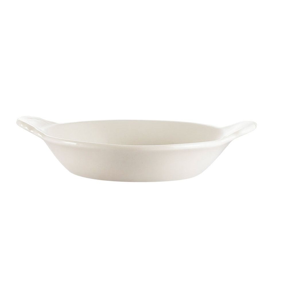 CAC Ivory (American White) Oval Stoneware Rarebit