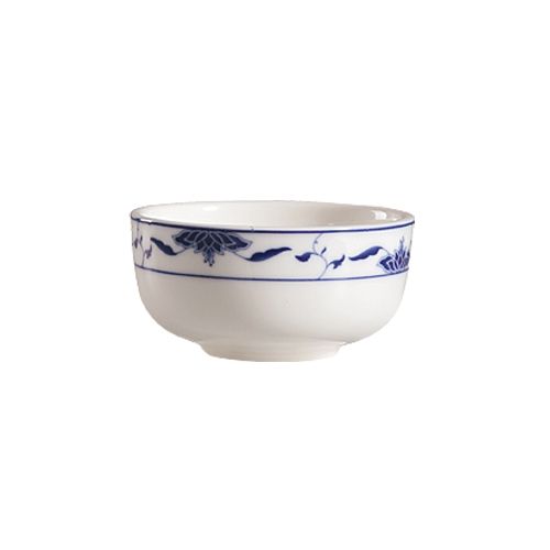 CAC 103-95 9 Oz. Blue Lotus Jung Bowl - 36/Case