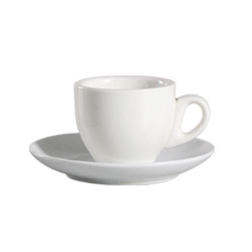 CAC 101-36 4.5" Dia. Lincoln Demitasse Saucer - 36/Case