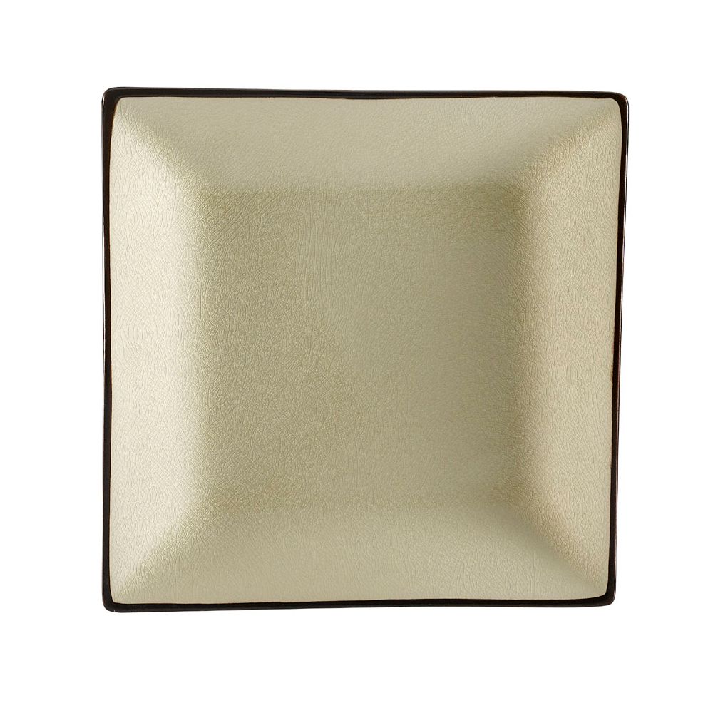 CAC Square Compartment Creamy White Japanese Style Plate
