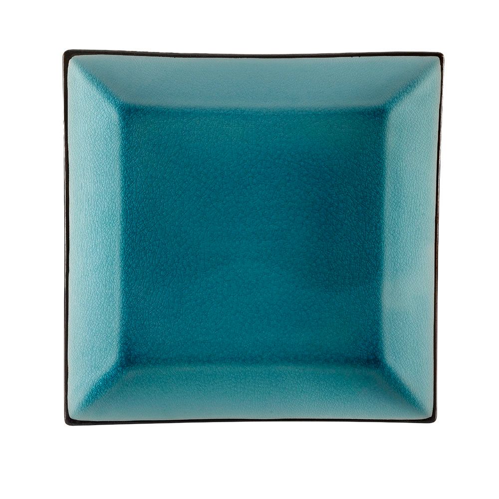 CAC Square Compartment Lake Blue Japanese Style Plate