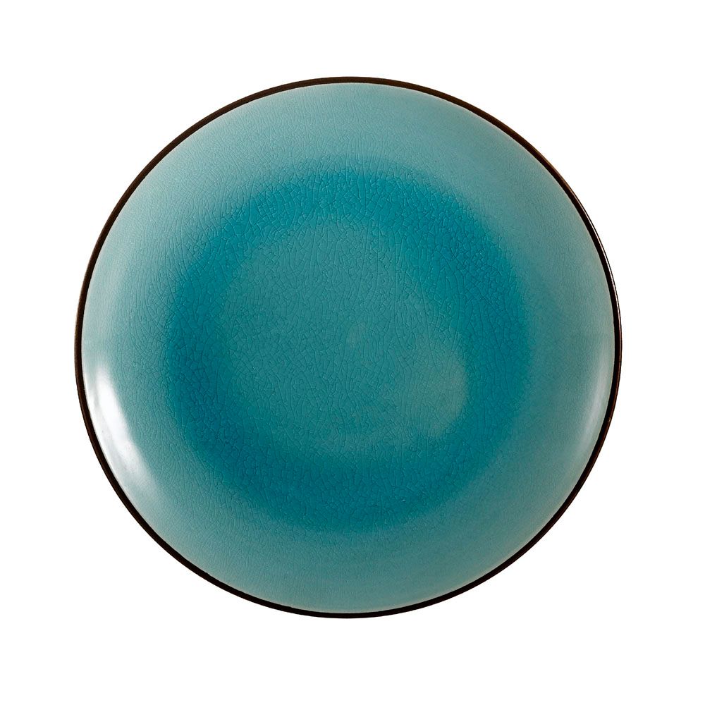 CAC Round Lake Blue Japanese Style Coupe Plate