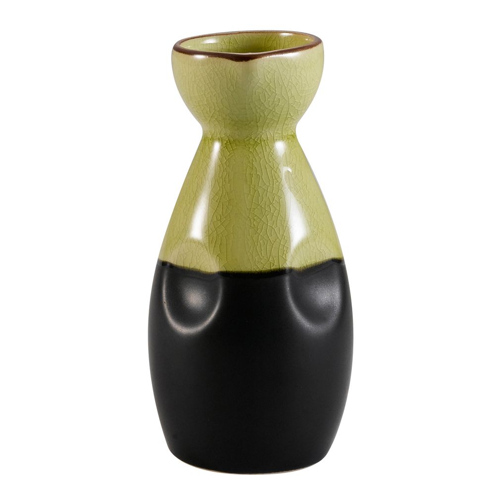 CAC 666-WP-G 6 Oz. Golden Green Japanese Style Sake Pot - 36/Case