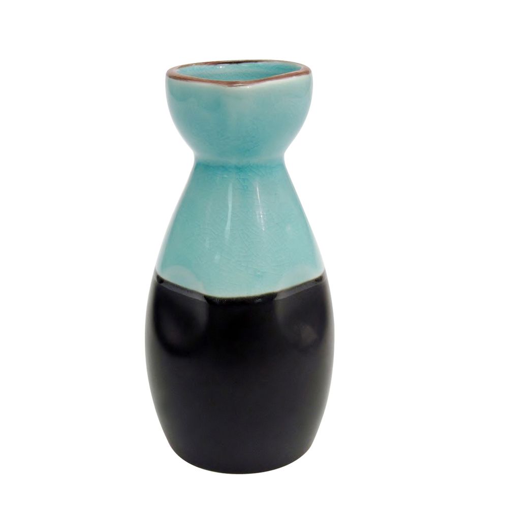 CAC 666-WP-BLU 6 Oz. Lake Blue Japanese Style Sake Pot - 36/Case