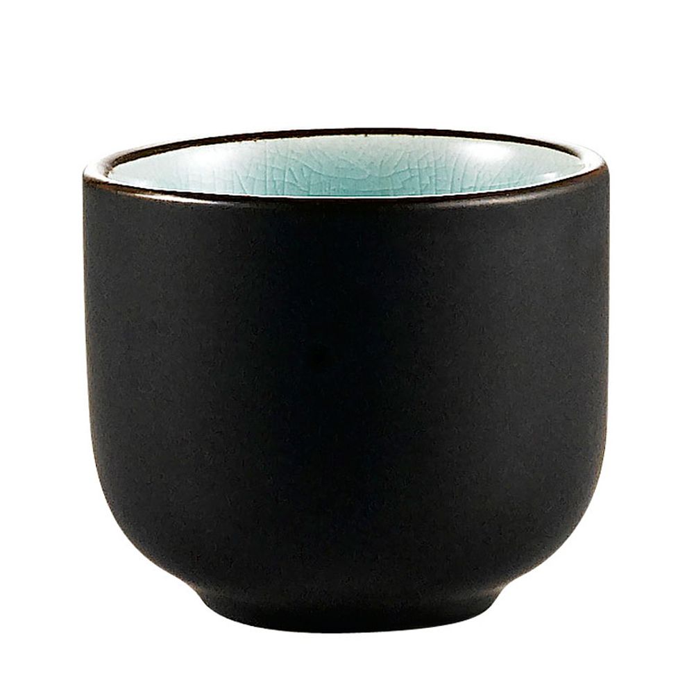 CAC 666-WC-BLU 1.5 Oz. Lake Blue Japanese Style Sake Cup - 72/Case