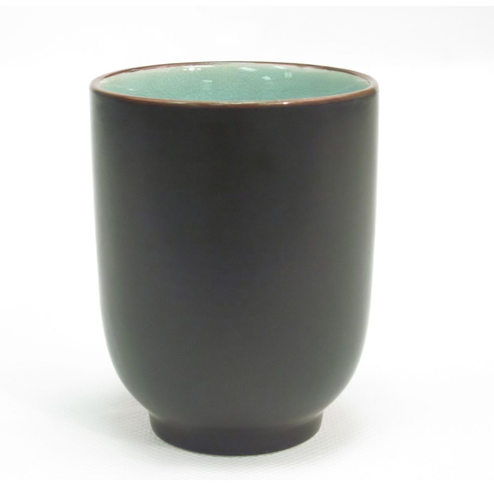 CAC 666-1-BLU 1.5 Oz. Lake Blue Japanese Style Drinkware Cup - 36/Case