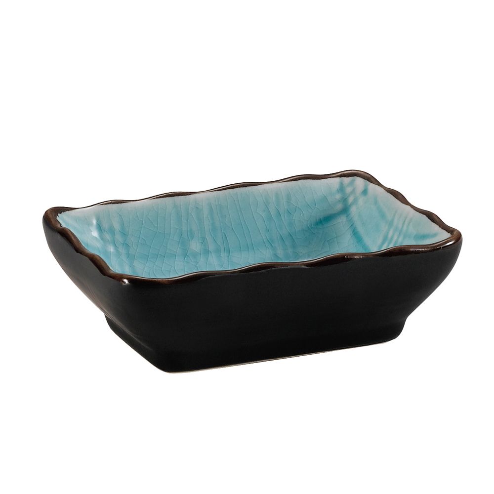 CAC 666-32-BLU Lake Blue Japanese Style Sauce Dish - 48/Case