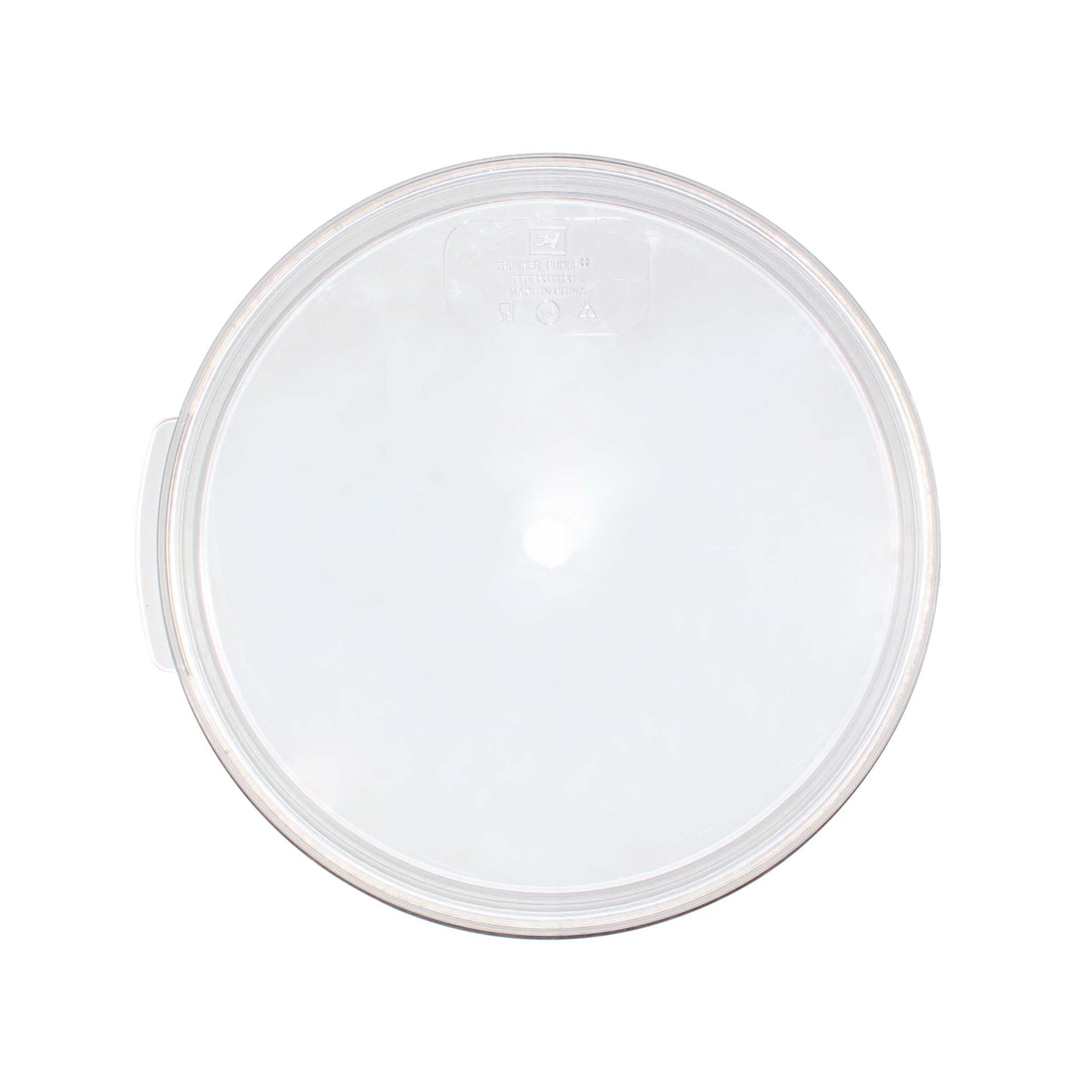 Thunder Group PLRFC121822TL Cover for 12, 18, & 22 qt Food Storage Containers - Polypropylene, Translucent