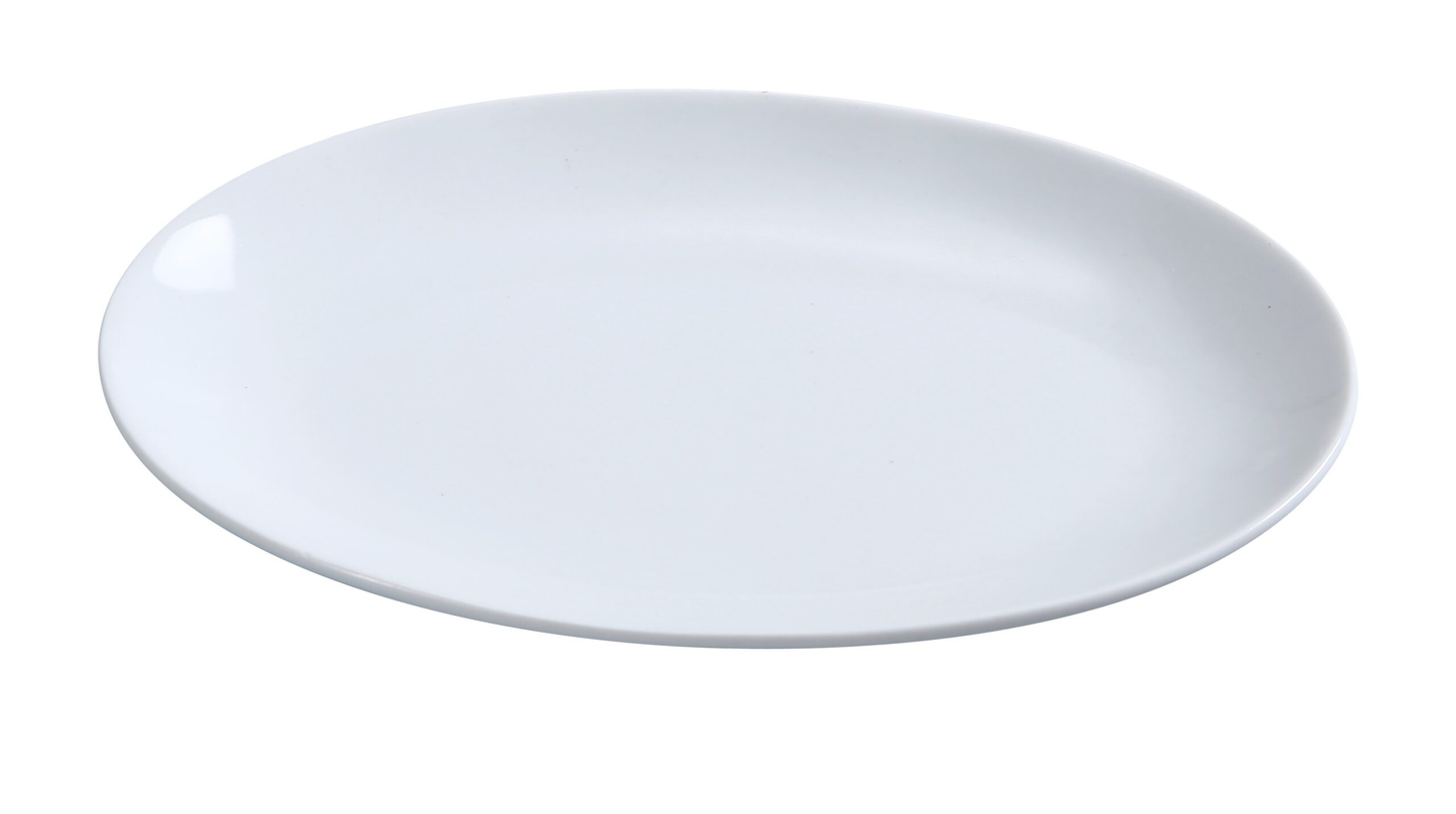 Yanco PS-8-CP Piscataway Platter 8"L X 5-1/2"W Oval