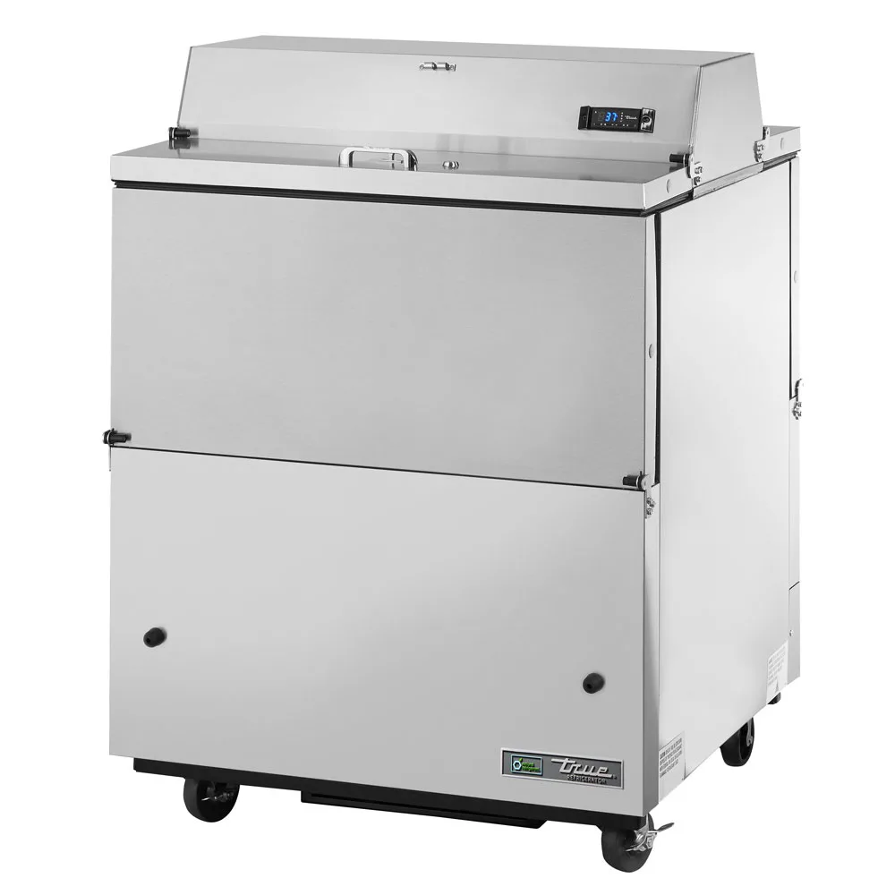 True TMC-34-S-DS-SS-HC Milk Cooler w/ Dual Top & Side Access - (512) Half Pint Carton Capacity, 115v