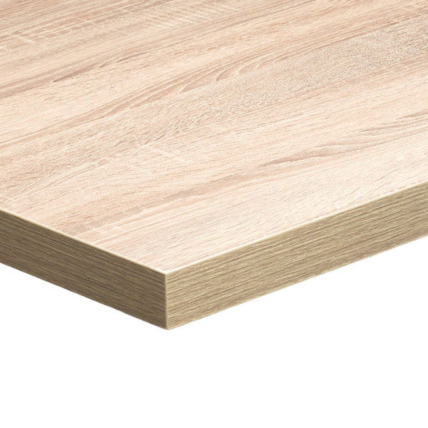 G&A HC Series-Weathered Oak Scratch Resistant Table Tops Rectangular 2" Thickness